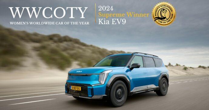 La Kia EV9 ha vinto il premio Women’s World Car of the Year 2024!